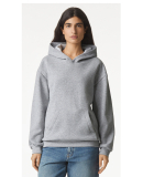 American Apparel RF498 Unisex ReFlex Fleece Hoodie in Heather grey