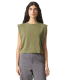 American Apparel 307GD Women's Garment-Dyed Heavyw in Faded army