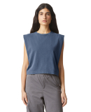 American Apparel 307GD Women's Garment-Dyed Heavyw in Faded navy