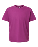 American Apparel 2001Y Youth Fine Jersey Tee in Super pink