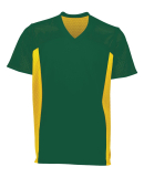 Augusta Sportswear 265 Youth Reversible Flag Footb in Dark green/ gold