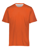 Augusta Sportswear 1602 Unisex Mesh Reversible Jer in Orange/ white