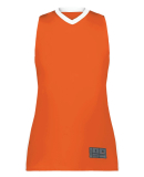 Augusta Sportswear 6888 Women's Match-Up Basketbal in Orange/ white