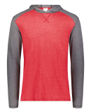 Augusta Sportswear 6884 Unisex Gameday Vintage Hoo in Scarlet heather/ carbon heather