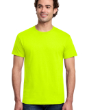 Gildan 3000 Unisex Light Cotton T-Shirt in Safety green