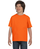 Gildan 8000B Youth DryBlend® T-Shirt in Safety orange