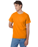 Hanes 5250 Unisex Authentic T-Shirt in Safety orange