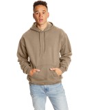 Hanes F170 Unisex Ultimate Cotton® Hooded Sweatsh in Pebble