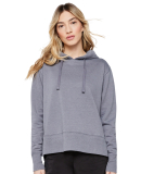 LA T 3536 Women's Vintage Wash Hoodie in Washed grey