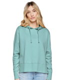 LA T 3536 Women's Vintage Wash Hoodie in Washed saltwater