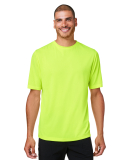 Team 365 TT15 Men's Zone Performance Mesh T-Shirt in Safety yellow