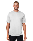 Team 365 TT15 Men's Zone Performance Mesh T-Shirt in Sport silver