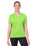 Team 365 TT15W Women's Zone Performance Mesh T-Shi in Acid green