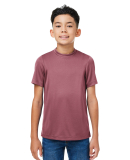 Team 365 TT15Y Youth Zone Performance Mesh T-Shirt in Sport dark maroon