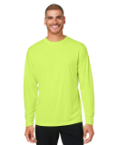 Core 365 CE10L Unisex Capital Long Sleeve Performa in Safety yellow