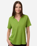 Core 365 CE106W Women's Resolve CVC Performance Pi in Acid green
