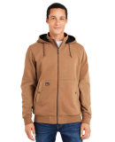 DRI DUCK 7340 Men's Mission Fleece Pro Full-Zip Ja in Saddle