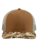 DRI DUCK 3091 Ridge Trucker Cap in Saddle/ duck camo