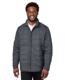 North End NE721 Unisex Aura Fleece-Lined Jacket in Carbon