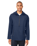 North End NE810 Men's Aura Lightweight Packable An in Classic navy/ carbon