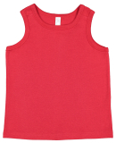 Rabbit Skins 3323 Toddler Fine Jersey Tank in Red