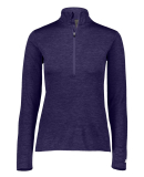 Russell Athletic QZ7EAX Women's Striated Quarter-Z in Purple