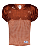 Russell Athletic S096BM Unisex Stock Practice Jers in Burnt orange