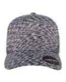 Yupoong-Flex Fit 280 Delta® Seamless Unipanel Cap in Melange navy