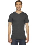 American Apparel TR401USA Unisex USA-Made Triblend in Tri-black