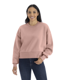 Next Level Apparel 9087 Women's Heavyweight Crewne in Desert pink