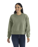 Next Level Apparel 9087 Women's Heavyweight Crewne in Light olive