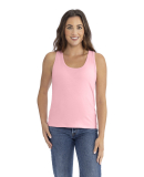Next Level Apparel 3933 Women's Cotton Tank in Light pink
