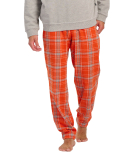 Boxercraft BM6625 Unisex Flannel Joggers in Burnt orange kingston