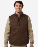Harriton M723 ClimaBloc® Station Vest in Dark mocha