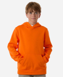 Team 365 TT400Y Youth Squad Hooded Tech Fleece Pul in Sport orange