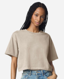 American Apparel 1302GD Women's Garment-Dyed Heavy in Faded bone