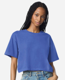 American Apparel 1302GD Women's Garment-Dyed Heavy in Faded lapis