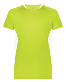 Augusta Sportswear 322240 Unisex Octane Soccer Jer in Lime/ white