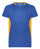 Augusta Sportswear 322240 Unisex Octane Soccer Jer in Royal/ gold