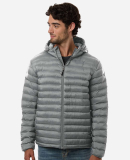 Weatherproof 26715 Men's Lightweight Poly-filled H in Chelsea grey