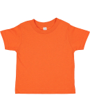 Rabbit Skins 3301T Toddler Cotton Jersey Tee in Orange