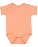 Rabbit Skins 4424 Infant Fine Jersey Bodysuit in Sunset