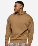LA T 6956 Unisex Heavyweight Hoodie Sweatshirt in Coyote brown