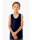 Bella + Canvas 3480Y Youth Jersey Tank in Navy
