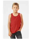 Bella + Canvas 3480Y Youth Jersey Tank in Red