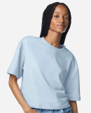 American Apparel FTCB0 Women's French Terry Mid-Le in Powder blue