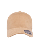 Yupoong-Flex Fit 6363V Structured Brushed Twill Ca in Khaki