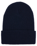 Yupoong-Flex Fit 2501K Waffle Cuffed Beanie in Navy