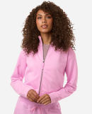 American Apparel FTJ00 Women's French Terry Full-Z in Powder pink