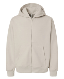 Bella + Canvas 4739 Unisex 10 oz Full-Zip Hoodie S in Dust